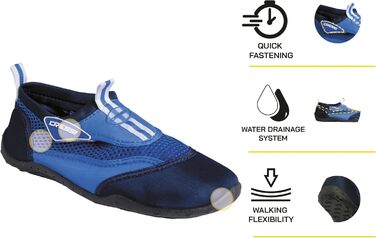 Кросівки для плавання Cressi VariationSheet Reef Jr - дитячі унісекс (чорно-червоні, 43 EU)