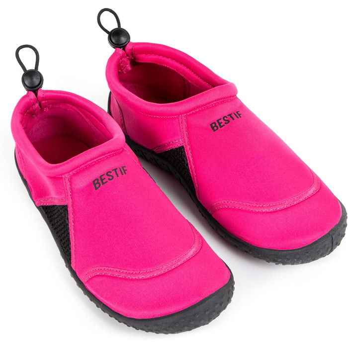 Чоботи для плавання: неопренові водяні черевики для чоловіків та жінок | З шнурком | Легкі та зручні | Розміри 36-45, чорний, синій, рожевий