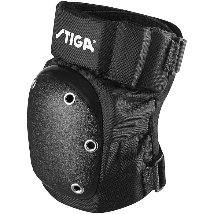 Захисний комплект STIGA Pro SR для колін і ліктів, чорний, розмір L