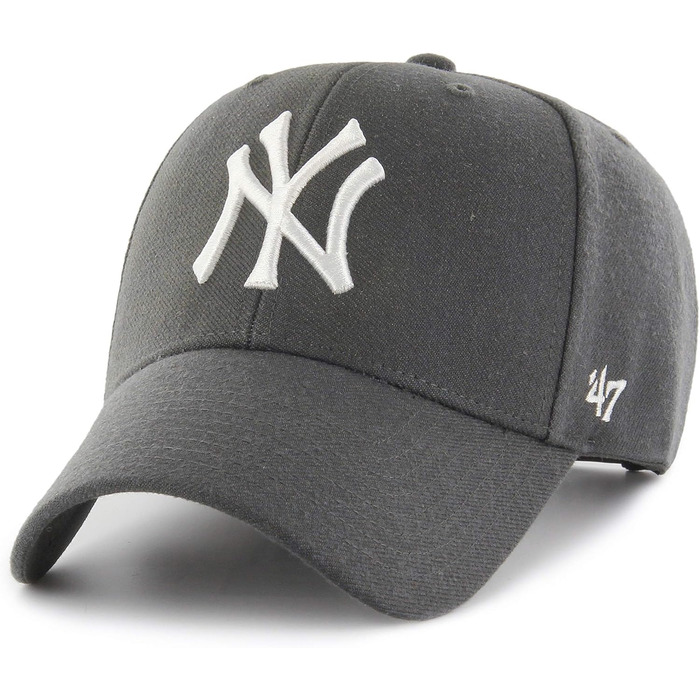 Кепка New Era 47 New York Yankees з регульованим розміром, білий (31, Charcoal)