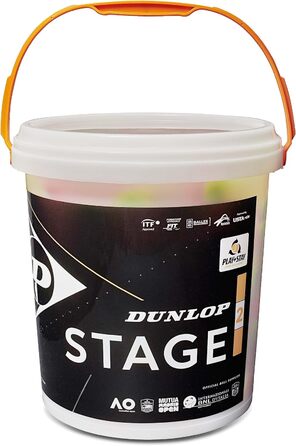 Тенісний м'яч Dunlop Stage 2 Orange - для дітей та початківців, 60 м'ячів