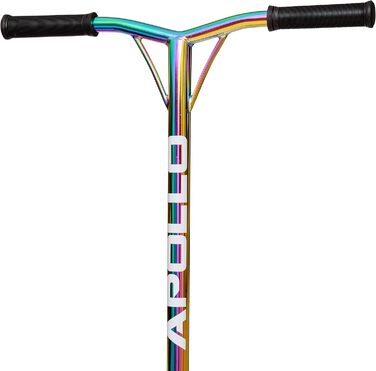 Трюковий самокат Apollo Genesis Pro X Full Rainbow, професійний, колеса 110/120 мм, алюмінієве ядро, підшипники ABEC 9, для екстремальних трюків