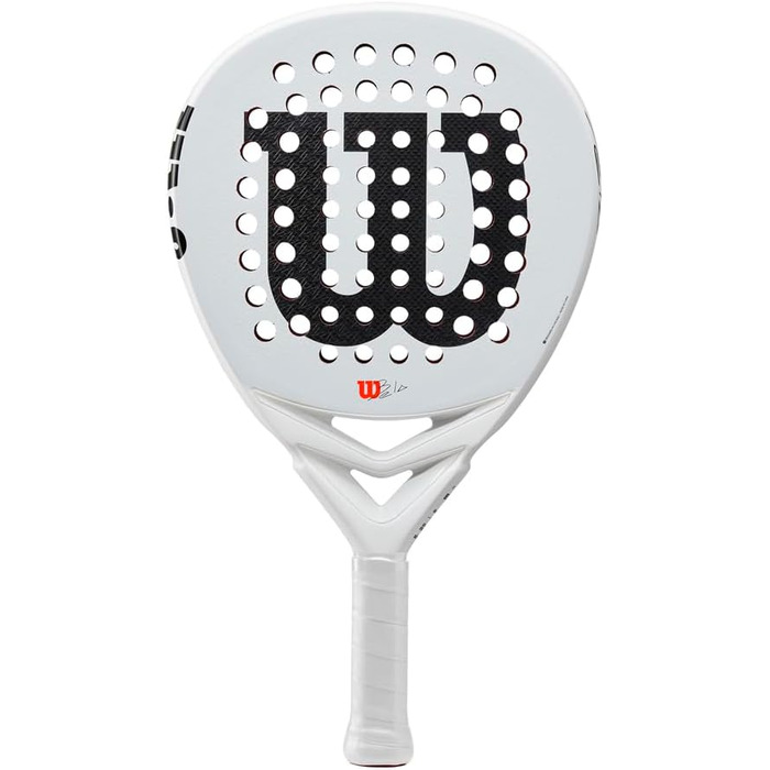 Падель ракетка Wilson Bela LT V2.5, карбон/EVA, 355 г, біла