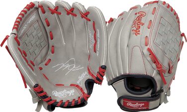 Рукавичка бейсбольна Rawlings Sure Catch Mike Trout Signature для підлітків 28 см, правий кидок, з сіткою