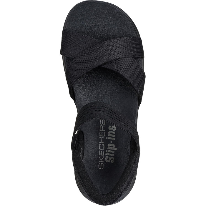 Жіночі сандалії Skechers Ultra Flex 3.0 Never Netter Hands Free Slip-ins, чорні, сітка Gore, розмір 39 EU