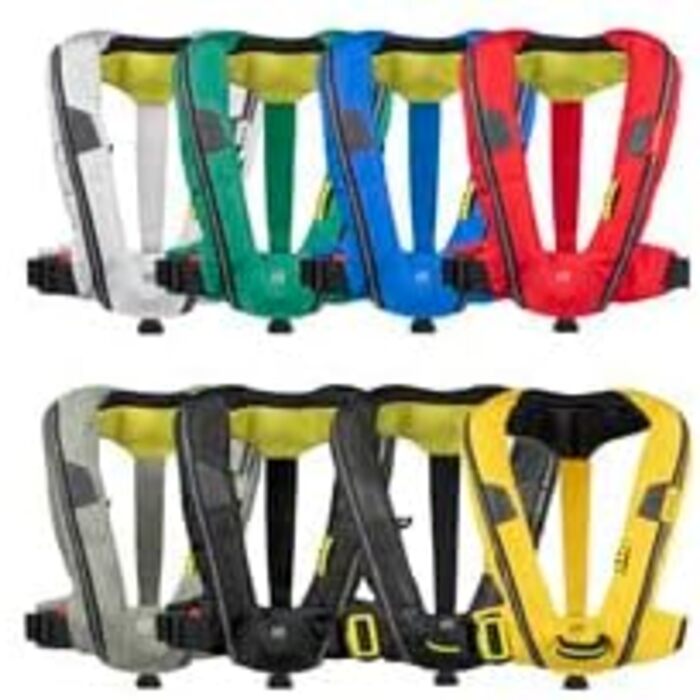 Рятувальний жилет Spinlock Deckvest LITE чорний, легкий, ультракомпактний, зручний дизайн, страховий пояс