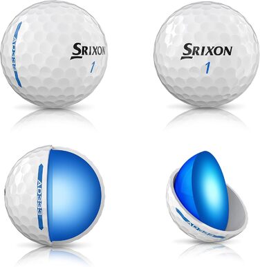 Гольф-м'ячі Srixon AD333 для чоловіків, білі, 12 шт.