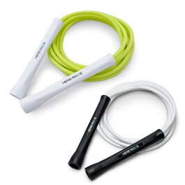 Спортивний скакалка Hererope PVC 6мм для фітнесу та боксу, швидкісна мотузка для кардіотренувань та трюків, 3.1 м, чорна