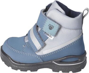 Зимові черевики RICOSTA Flori для дівчаток та хлопчиків, дитячі черевики для перших кроків, ширина: широкі, змінна устілка, Sympatex, можна прати, веганські (24 EU, Pavone Calcit 130)