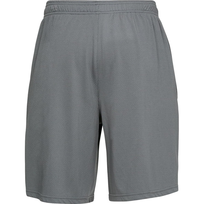 Чоловічі спортивні шорти Under Armour UA Tech Mesh дихаючі з кишенями, вільний крій, Pitch Gray, розмір XS