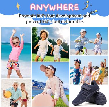 MIFAWA дитячі босі кросівки – мінімалістичні, для хлопчиків та дівчаток, широка передня частина, Zero-Drop, аквашузи, плавальні черевики, розмір 26-37 (28 EU), темно-синій