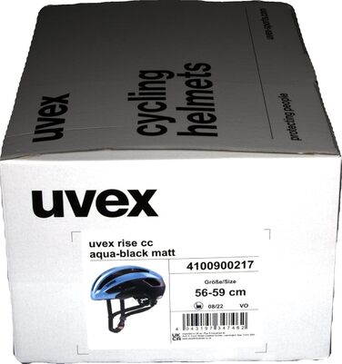 Велошолом Uvex Rise CC, матовий бірюзово-чорний, 56-59 см, 2023
