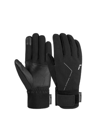 Дитячі рукавички Reusch Softshell чорні/сріблясті, сенсорні (Touchscreen), модель 7702, розмір 4