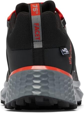 Чоловічі трекінгові черевики Columbia Facet 75 Outdry, 45 EU, чорний/вогняно-червоний