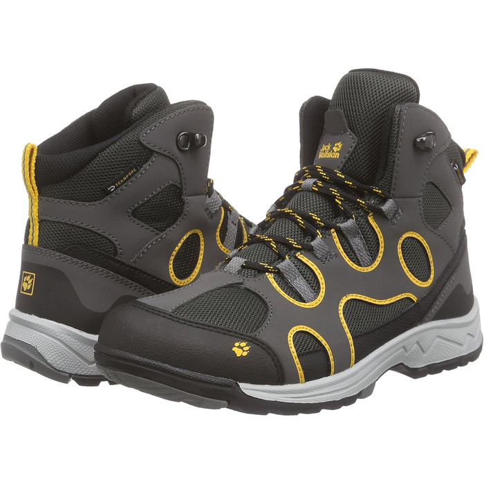 Черевики трекінгові Jack Wolfskin Crosswind Texapore (32 EU), жовті