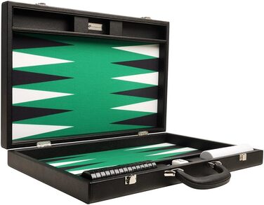 Набір для гри в шашки Silverman & Co. Преміум-клас, 48 x 64 см, чорний з білими та чорними точками, для дорослих та дітей від 6 років