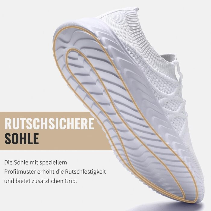 Жіночі кросівки для спорту: зручні, легкі, для занять у залі, бігу та тенісу. Білі, 37 EU