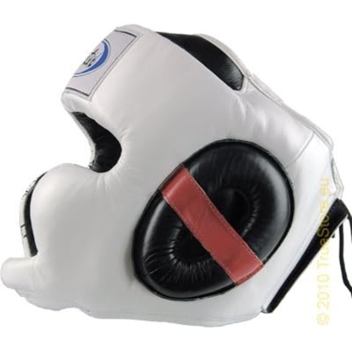Боксерський шолом Fairtex HG10 для спарингів, білий/чорний, розмір L