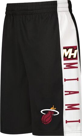 Чоловічі баскетбольні шорти Ultra Game Miami Heat, сітчасті спортивні шорти для активного відпочинку, розмір XL