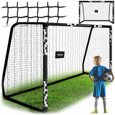 Переносні сталеві футбольні ворота Neo-sport 300 x 200 x 120 см