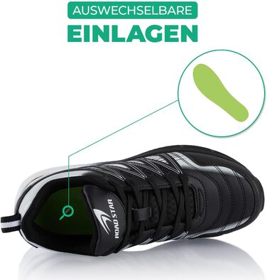 Черевики для хайкінгу та трекінгу для жінок та чоловіків, дихаючі, чорно-білі (37 EU)