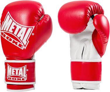 Боксерські рукавички METAL BOXE MB200 340 г червоні