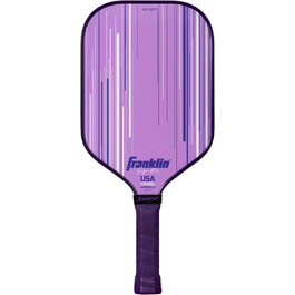 Професійна ракетка для піклболу Franklin Sports Signature Series з покриттям MaxGrit, поліпропіленовий сердечник 13/16 мм, для турнірів, сертифікована USAPA