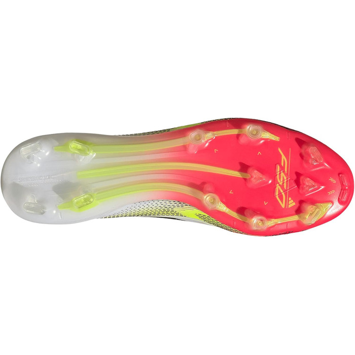 Бутси для футболу Adidas F50 Club Unisex для жорстких майданчиків (40 2/3 EU, біло-чорні)