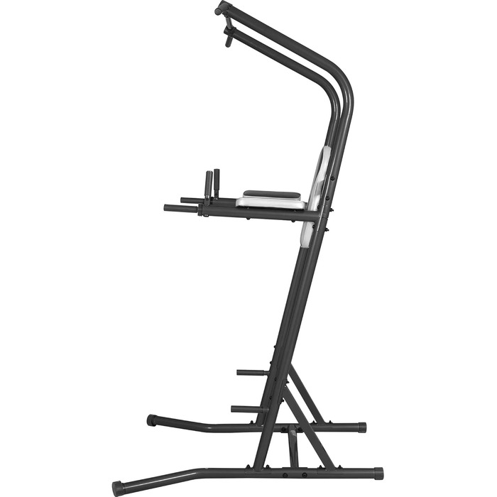 Power Tower GORILLA SPORTS® - Багатофункціональний турнік з брусами для віджимань, підлокітниками та спинкою, до 115 кг, чорний