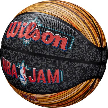 Баскетбольний м’яч Wilson NBA Jam для вулиці, розмір 7