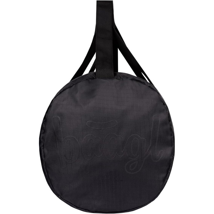 Спортивна сумка Baagl для дітей, хлопчиків та підлітків – компактна, складана, 22 л (чорний)