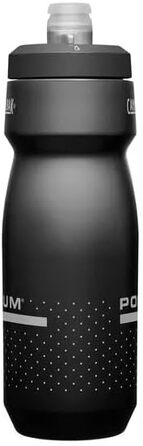 Фляга для води Camelbak Podium 24oz, 710 мл, чорна, з самозакривним носиком, без BPA/BPS/BPF, легко миється (2 шт.)