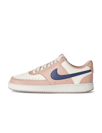 Кросівки жіночі Nike Court Vision Low Next Nature DH3158-600 рожеві з темно-синім, 38.5 EU