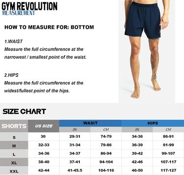 Шорти для фітнесу Gym Revolution (Поліестер/Спандекс) - Комплект 5 шт.