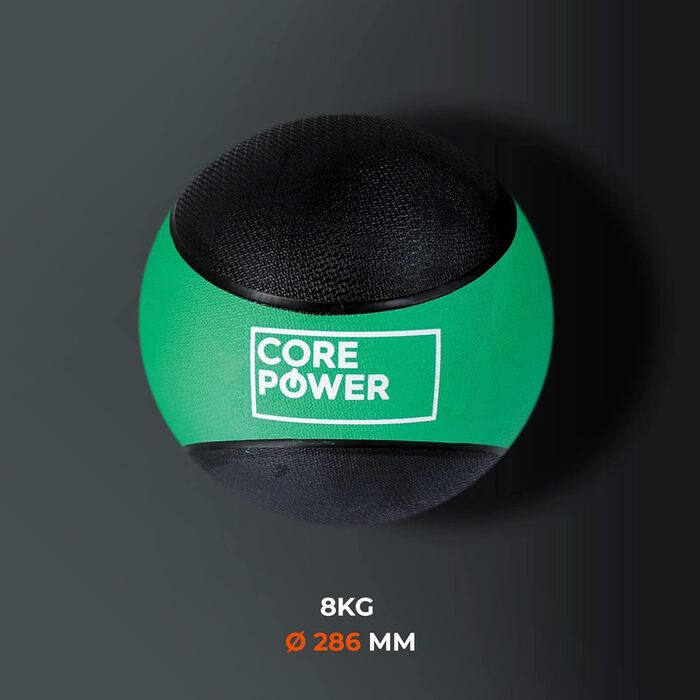 Медичний м'яч Core Power 8 кг – важкий фітнес-м'яч для тренувань та реабілітації