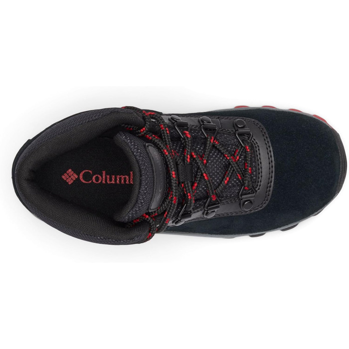 Трекінгові черевики Columbia Newton Ridge Amped Mid Rise для дітей (36 EU, Black Mountain Red Youth)