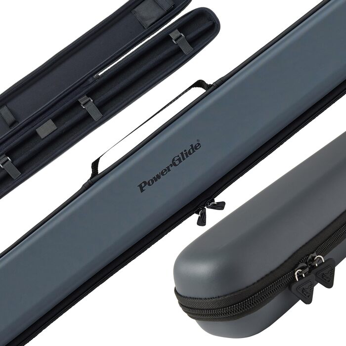 Тримач для більярдного кия POWERGLIDE Svartur Holds 1 3/4 Jointed Cue, сірий