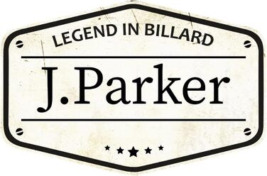 Чохол для більярдного кию J. Parker 1/2, нейлон, чорний/синій, на 1 нижню і 2 верхні частини, знімний ремінь