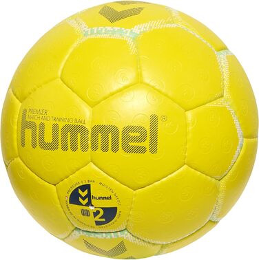 Гандбольний м'яч hummel Premier Hb, розмір 1, для дорослих, жовтий/білий/синій