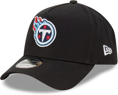 Кепка New Era NFL Tennessee Titans 9Forty A-Frame чорна, кепка бейсболка з вигнутим козирком, універсальний розмір