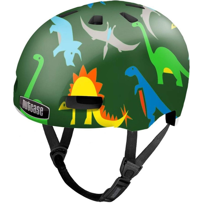 Дитячий велосипедний шолом Nutcase Baby Nutty MIPS Gloss Dino Mite, XXS