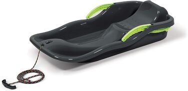 Санки Prosperplast Race (2 шт., антрацит/червоний) - швидкі, міцні, для швидких заїздів, 87x40x18 см