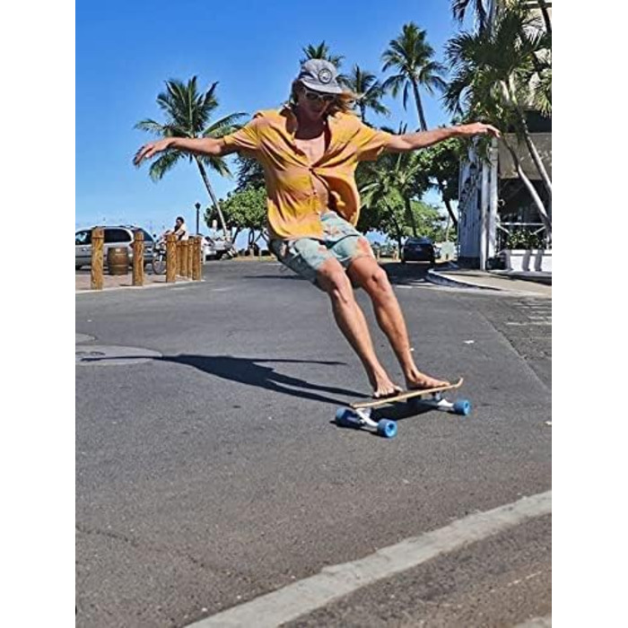 Лонгборд JUCKER HAWAII PAU HANA для круїзингу та фрірайду, чорні підвіски, для новачків і профі