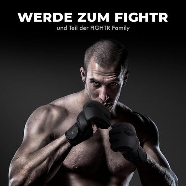 Рукавички FIGHTR Profi MMA для греплінгу, спарингу, кікбоксингу, муай-тай, боксу, тренувань на мішку, чоловічі та жіночі, з сумкою
