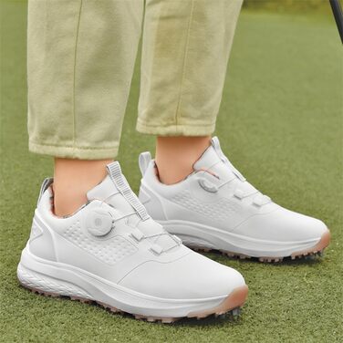 Жіночі гольф-туфлі зі штифтами, водонепроникні гольф-туфлі для жінок (41 EU, Рожевий)