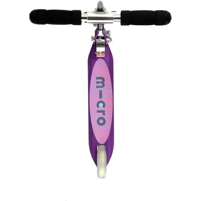 Дитячий самокат Micro Sprite Roller, фіолетовий, смугастий дизайн