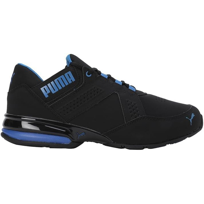 Чоловічі кросівки PUMA Enzin SL V2 для бігу та повсякденного носіння (42.5 EU, Puma Black Lapis Blue)