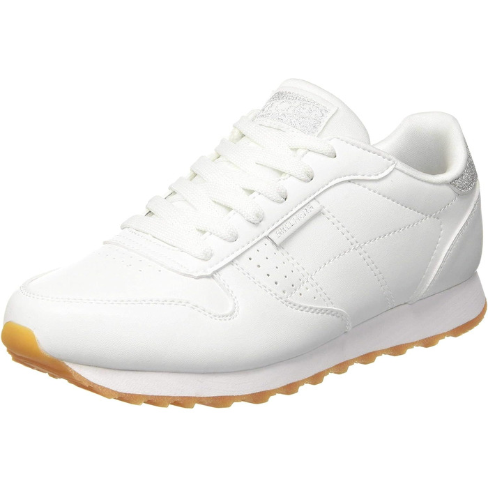 Кросівки жіночі Skechers OG 85 Old School Cool білі зі сріблом, 39.5 EU