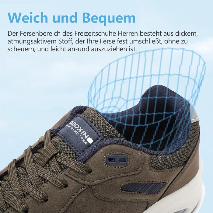 Чоловічі кросівки AX BOXING: легкі, стильні, для прогулянок та спорту. Розміри 41-46 EU. Шкіряні, зелені.