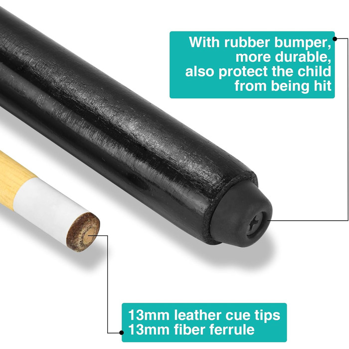 Двохчастинний дерев'яний біліардний міст (2 шт.) 121,9 см